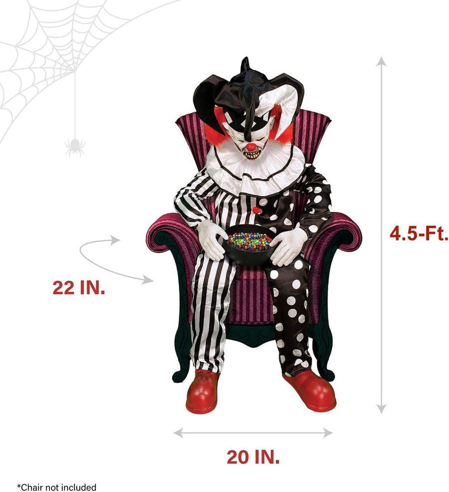 Dimensions: 4.5 ft seated, 22 in deep, 20 in wide, chair not included