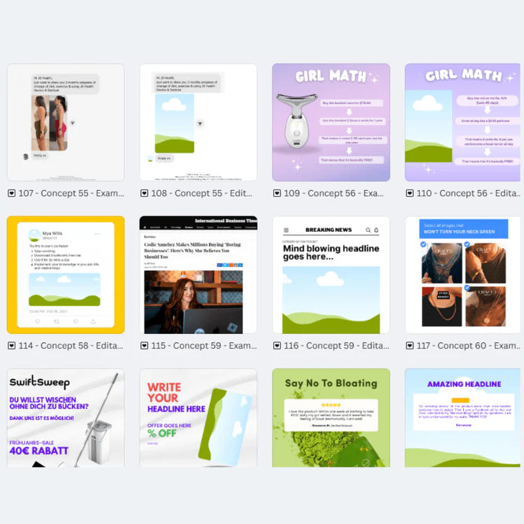 90+ Ad Image Templates | Instant Digital Download